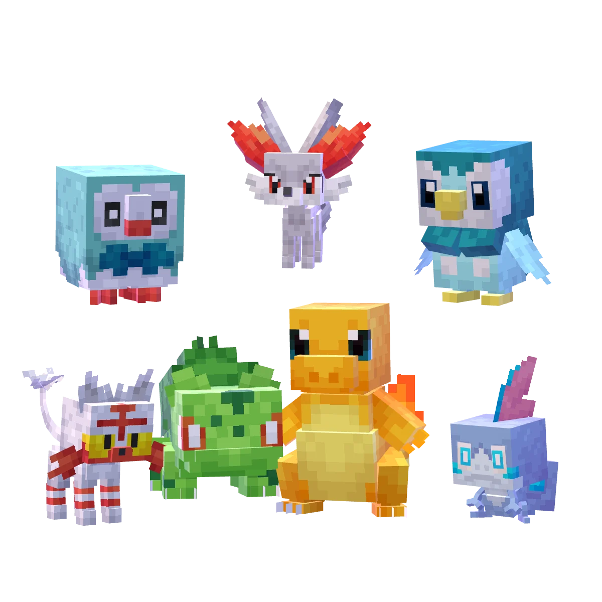 Des starters en version shiny